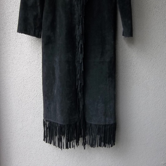 Vintage Wilsons Maxima Coat Jacket Fringe Pioneer Wear Distressed Sun Fading - Picture 3 of 7